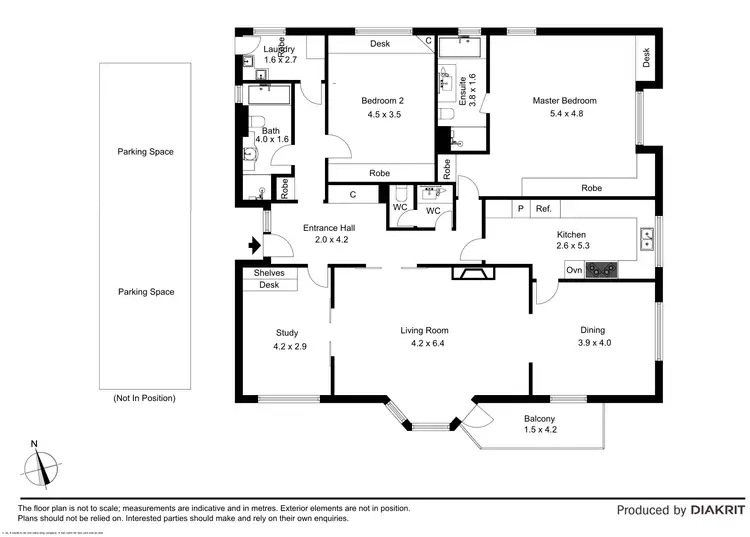 Floorplan of Homely apartment listing, 14/3 St Georges Road, Toorak VIC 3142