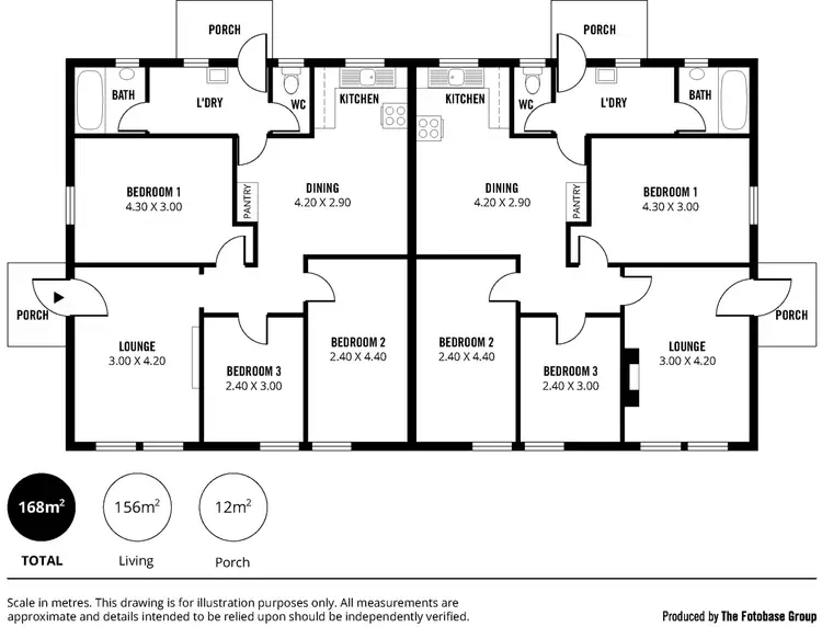Floorplan of Homely house listing, 12 - 14 Ba Bartlett Street, Elizabeth Downs SA 5113