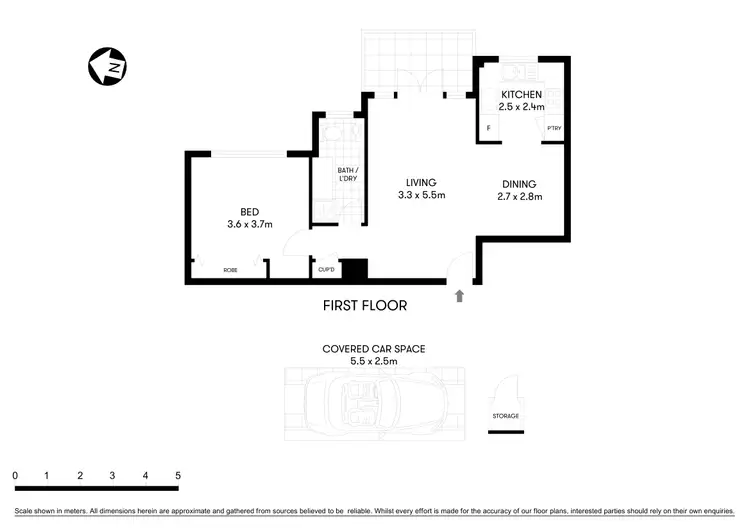 Floorplan of Homely apartment listing, 7/22 Hodgson Avenue, Cremorne Point NSW 2090