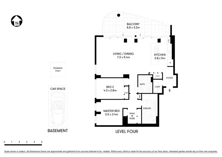 Floorplan of Homely apartment listing, 403/118 Alfred Street, Milsons Point NSW 2061