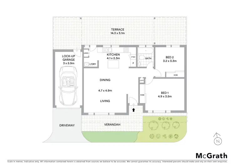 Floorplan of Homely villa listing, 10/581 Bunnerong Road, Matraville NSW 2036
