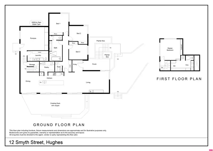 Floorplan of Homely house listing, 12 Smyth Place, Hughes ACT 2605