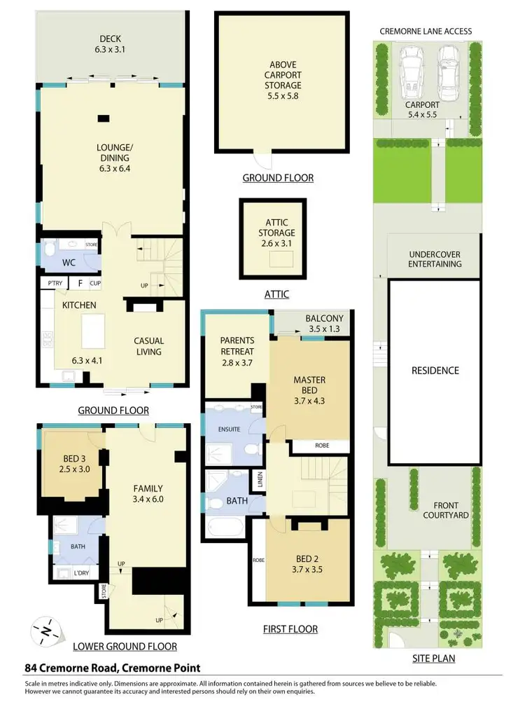 Floorplan of Homely house listing, 84 Cremorne Road, Cremorne Point NSW 2090