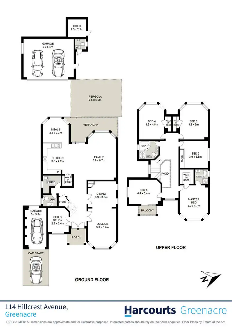 Floorplan of Homely house listing, 114 Hillcrest Avenue, Greenacre NSW 2190