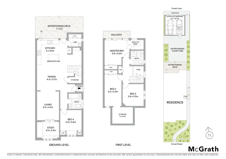 Floorplan of Homely house listing, 80 Ernest Street, Crows Nest NSW 2065