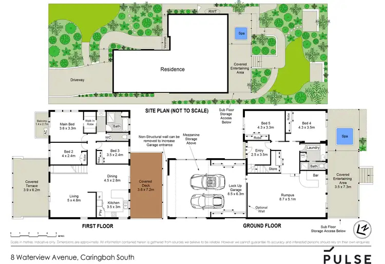 Floorplan of Homely house listing, 8 Waterview Avenue, Caringbah South NSW 2229