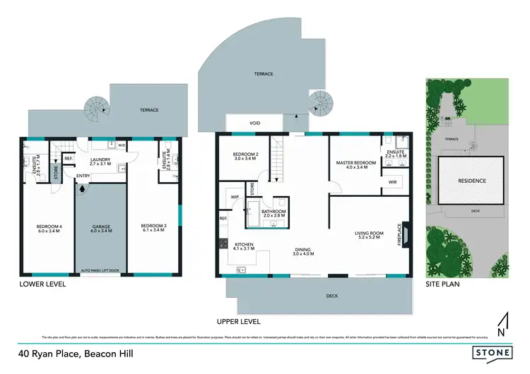 Floorplan of Homely house listing, 40 Ryan Place, Beacon Hill NSW 2100