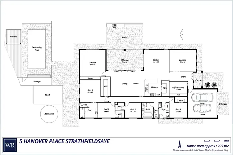 Floorplan of Homely house listing, 5 Hanover Place, Strathfieldsaye VIC 3551