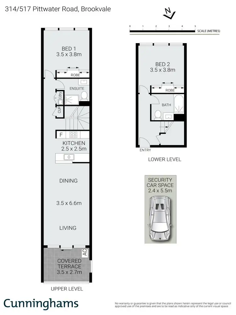 Floorplan of Homely unit listing, 314/517 Pittwater Road, Brookvale NSW 2100