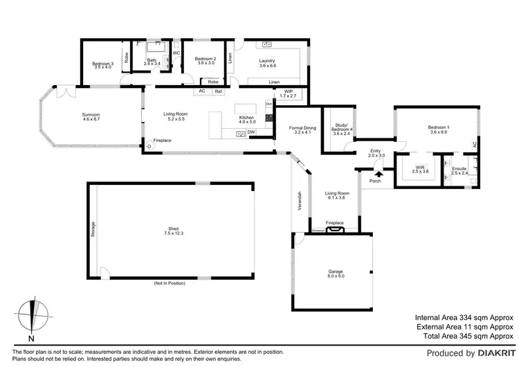 Floorplan of Homely house listing, 3 Bush Place, Ocean Grove VIC 3226
