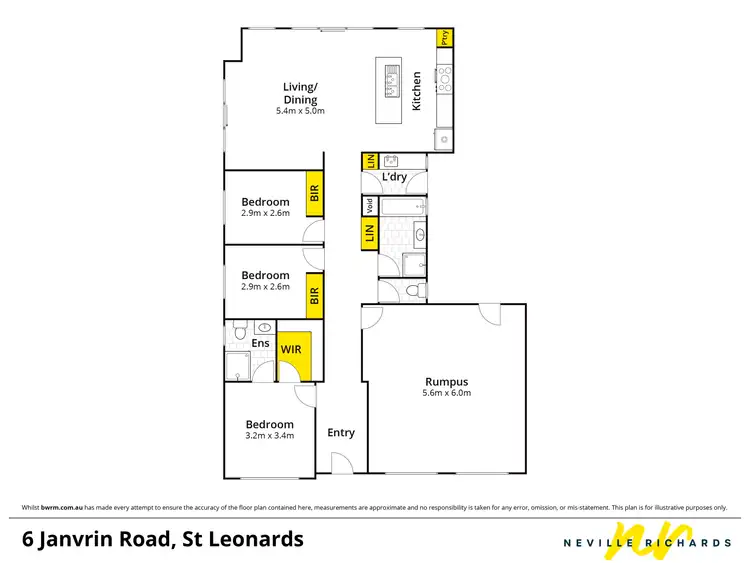 Floorplan of Homely house listing, 6 Janvrin Road, St Leonards VIC 3223