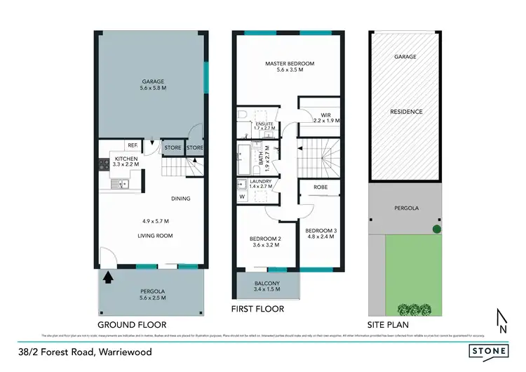 Floorplan of Homely townhouse listing, 38/2 Forest Road, Warriewood NSW 2102