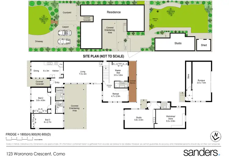 Floorplan of Homely house listing, 123 Woronora Crescent, Como NSW 2226