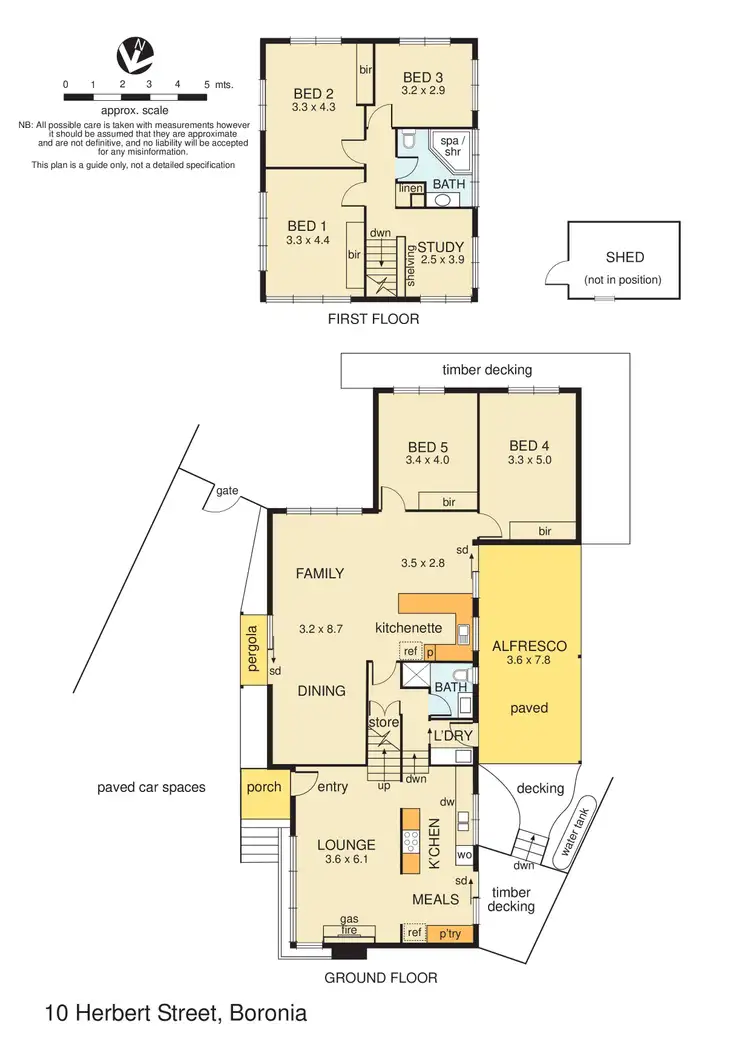 Floorplan of Homely house listing, 10 Herbert Street, Boronia VIC 3155