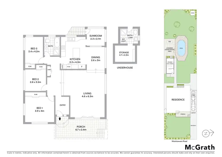 Floorplan of Homely house listing, 53 Woolooware Road, Woolooware NSW 2230