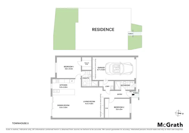Floorplan of Homely townhouse listing, 4/114 South Valley Road, Highton VIC 3216