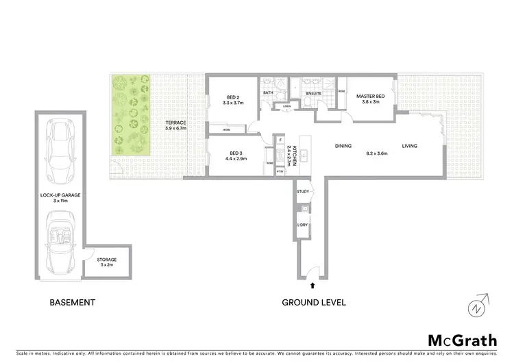 Floorplan of Homely apartment listing, G02/1 Ferntree Place, Epping NSW 2121