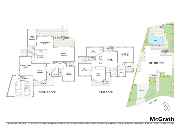 Floorplan of Homely house listing, 4 Pindrie Place, Belrose NSW 2085