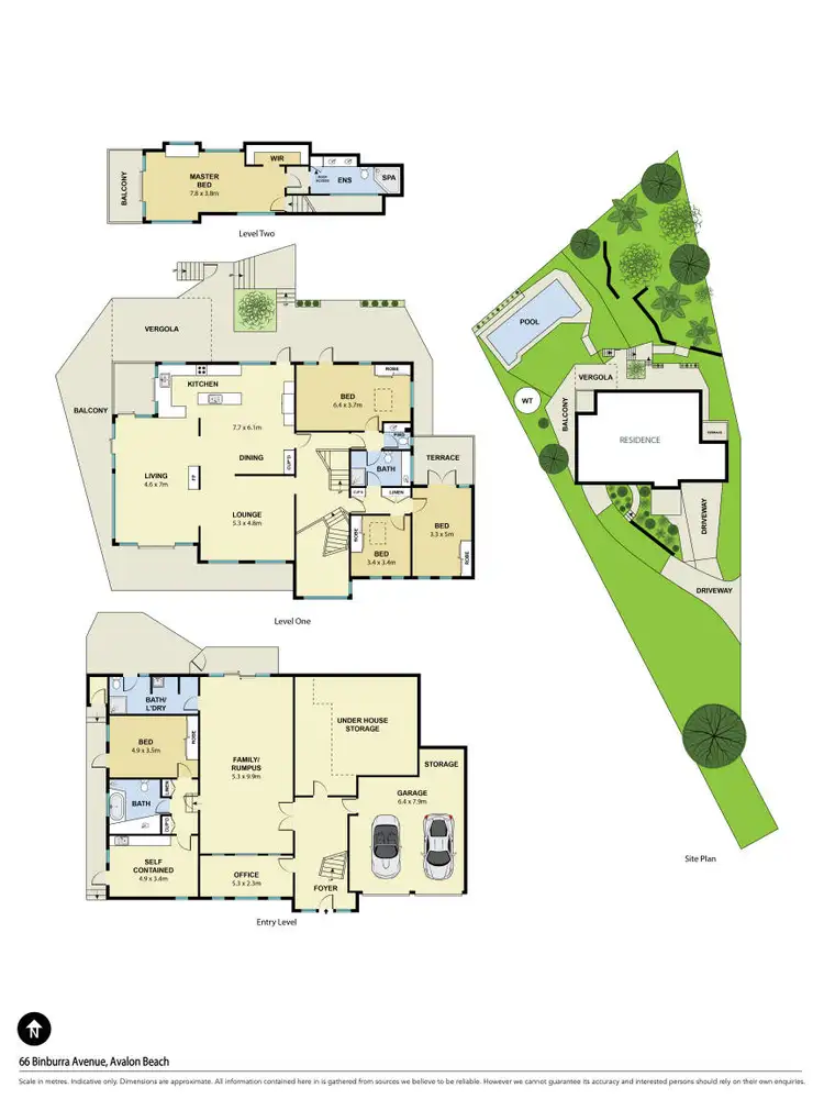 Floorplan of Homely house listing, 66 Binburra Avenue, Avalon Beach NSW 2107