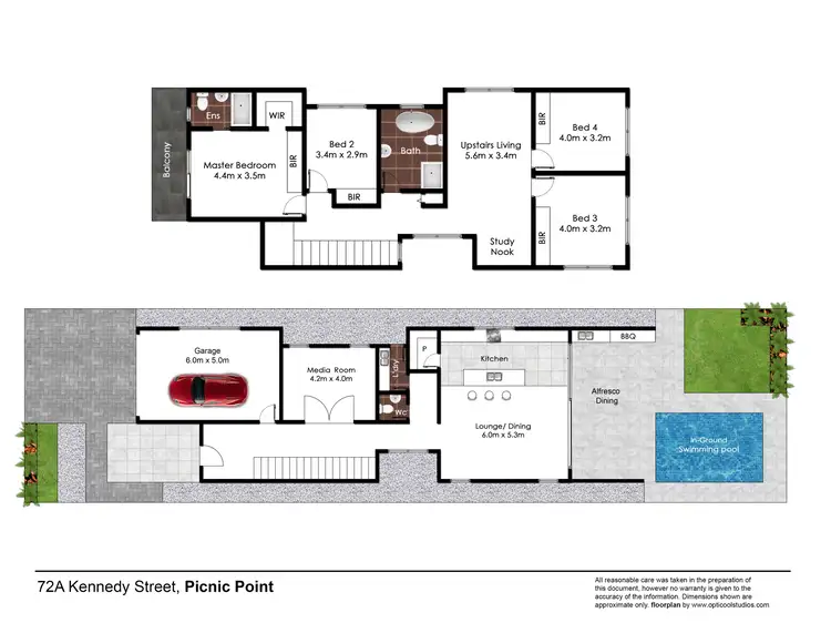 Floorplan of Homely house listing, 72A Kennedy Street, Picnic Point NSW 2213