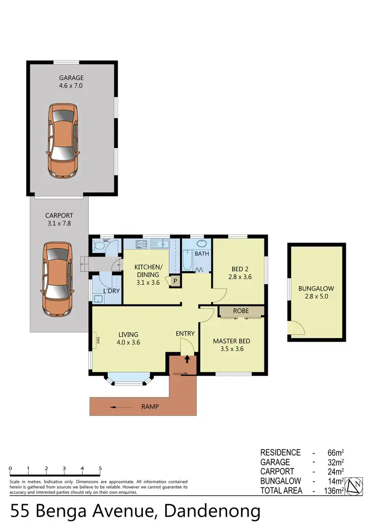 Floorplan of Homely house listing, 55 Benga Avenue, Dandenong VIC 3175