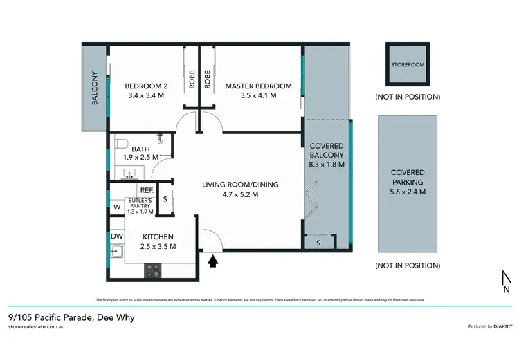 Floorplan of Homely apartment listing, 9/105 Pacific Parade, Dee Why NSW 2099
