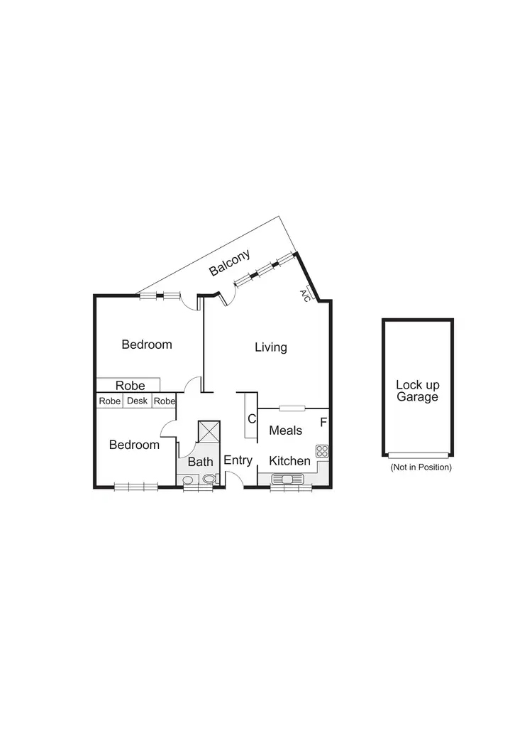 Floorplan of Homely unit listing, 6/9 Dickens Street, Elwood VIC 3184