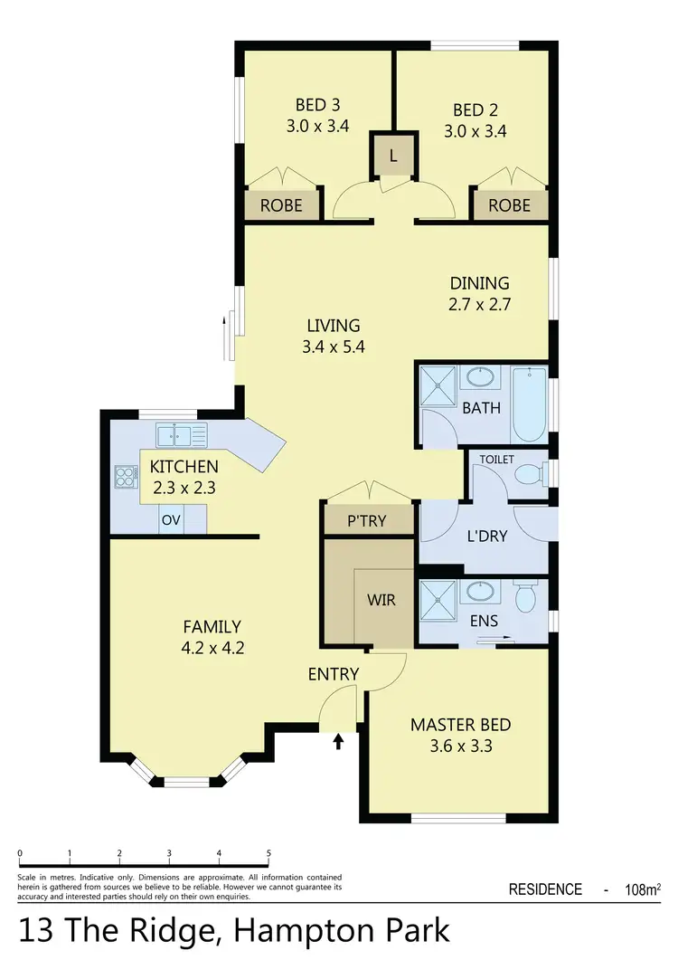 Floorplan of Homely house listing, 13 The Ridge, Hampton Park VIC 3976