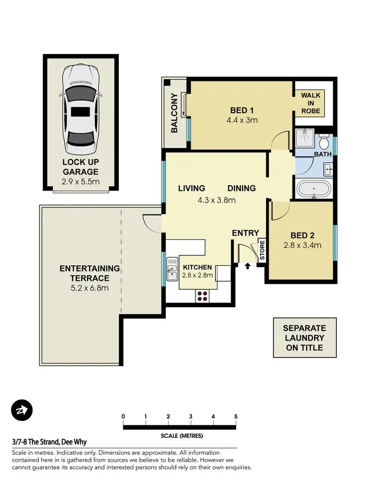 Floorplan of Homely apartment listing, 3/7-8 The Strand, Dee Why NSW 2099