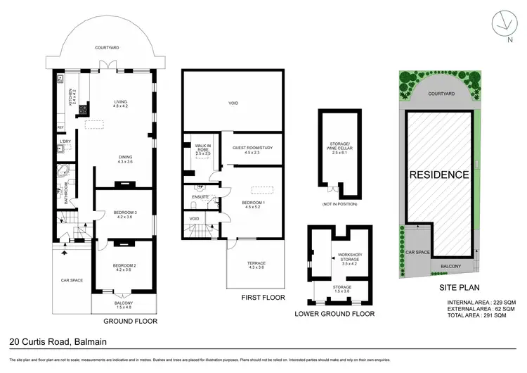 Floorplan of Homely house listing, 20 Curtis Road, Balmain NSW 2041