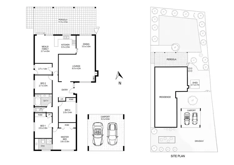 Floorplan of Homely house listing, 57 Greenvale Drive, Greenvale VIC 3059