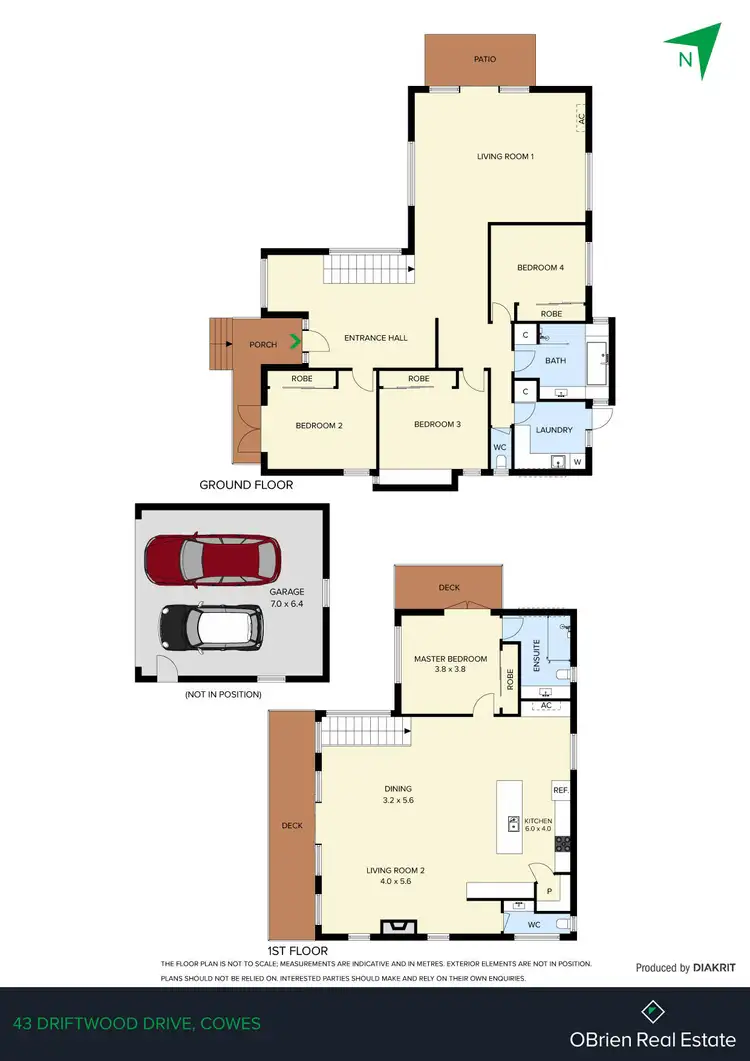 Floorplan of Homely house listing, 43 Driftwood Drive, Cowes VIC 3922