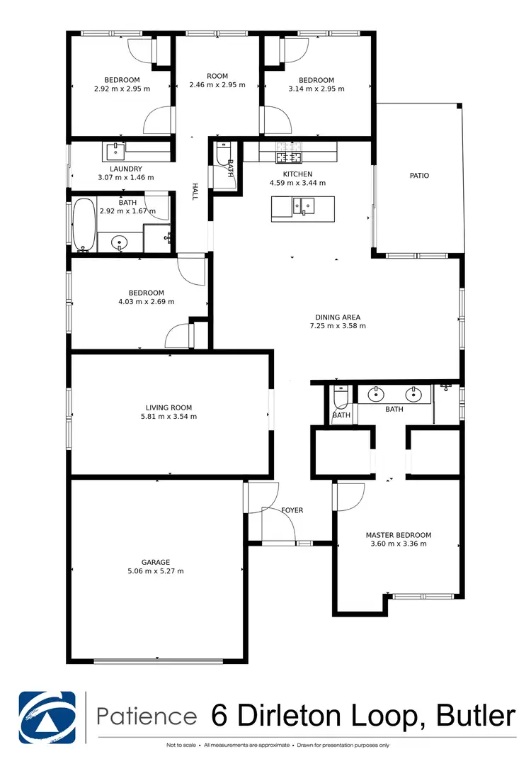 Floorplan of Homely house listing, 6 Dirleton Loop, Butler WA 6036