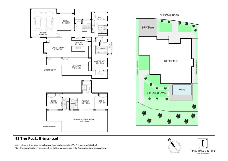 Floorplan of Homely house listing, 41 The Peak, Brinsmead QLD 4870