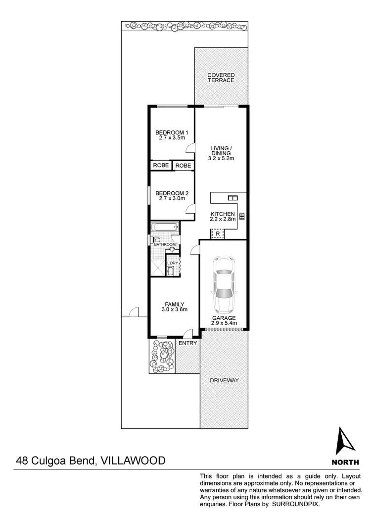 Floorplan of Homely house listing, 48 Culgoa Bend, Villawood NSW 2163