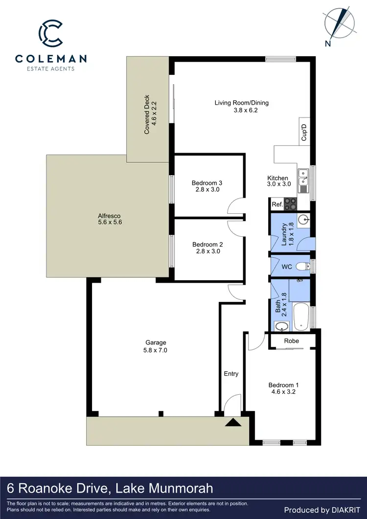Floorplan of Homely house listing, 6 Roanoke Drive, Lake Munmorah NSW 2259