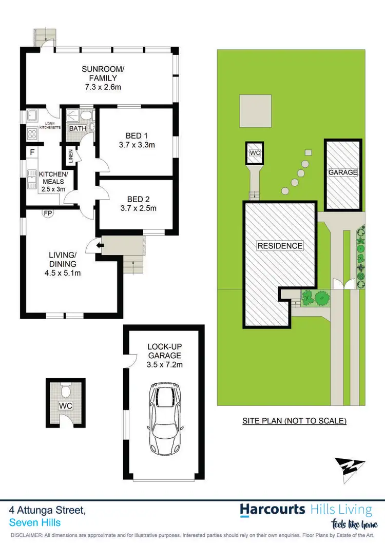 Floorplan of Homely house listing, 4 Attunga Street, Seven Hills NSW 2147