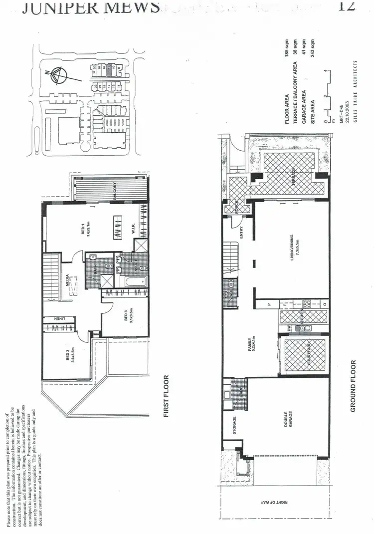 Floorplan of Homely townhouse listing, 12 Juniper Drive, Breakfast Point NSW 2137