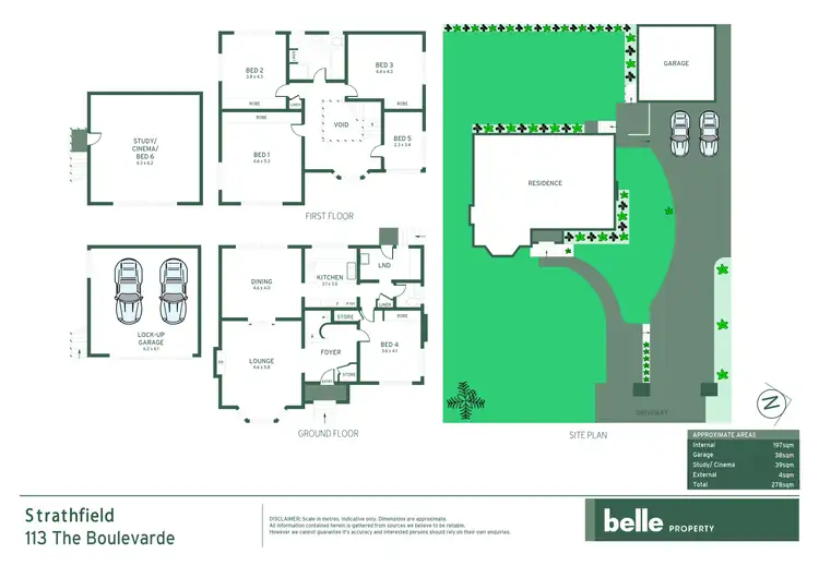 Floorplan of Homely house listing, 113 The Boulevarde, Strathfield NSW 2135