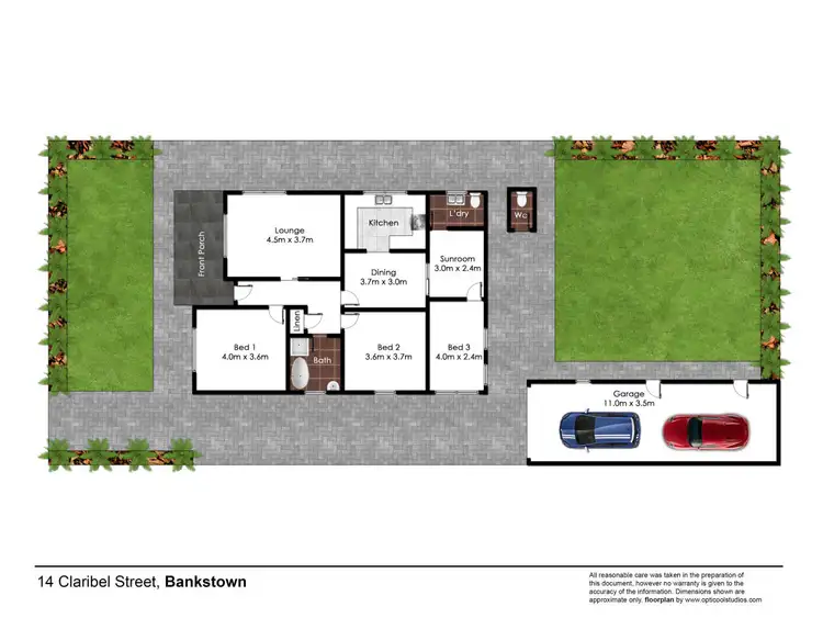 Floorplan of Homely house listing, 14 Claribel Street, Bankstown NSW 2200