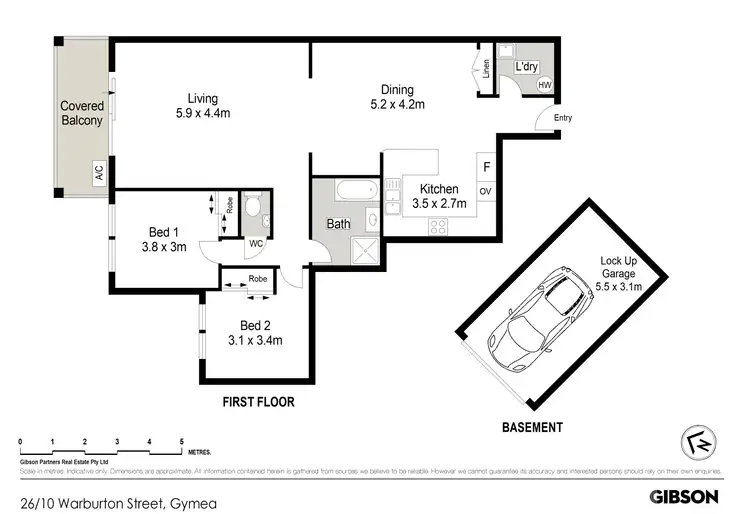 Floorplan of Homely apartment listing, 26/10-14 Warburton Street, Gymea NSW 2227