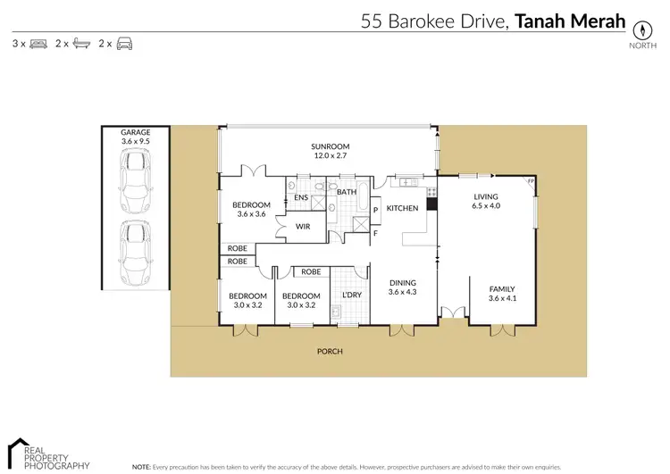 Floorplan of Homely house listing, 55 Barokee Drive, Tanah Merah QLD 4128