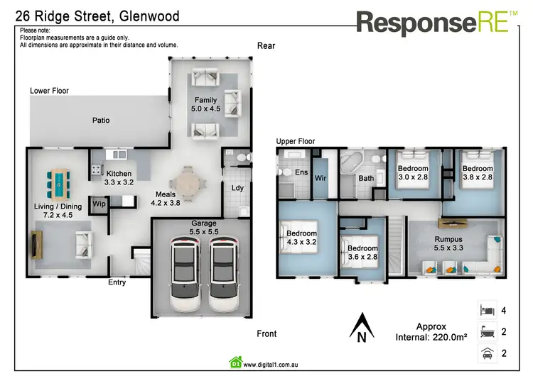 Floorplan of Homely house listing, 26 Ridge Street, Glenwood NSW 2768