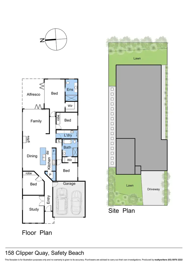 Floorplan of Homely house listing, 158 Clipper Quay, Safety Beach VIC 3936