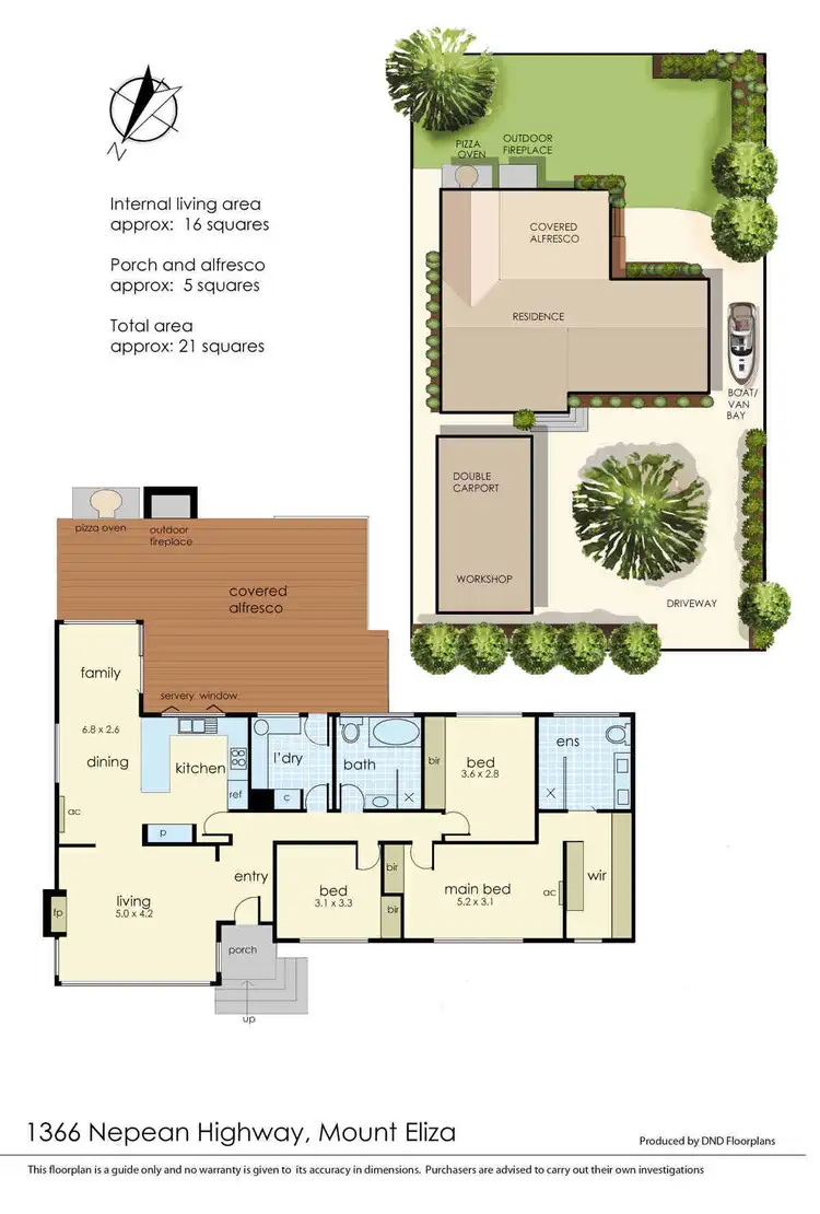 Floorplan of Homely house listing, 1366 Nepean Highway, Mount Eliza VIC 3930
