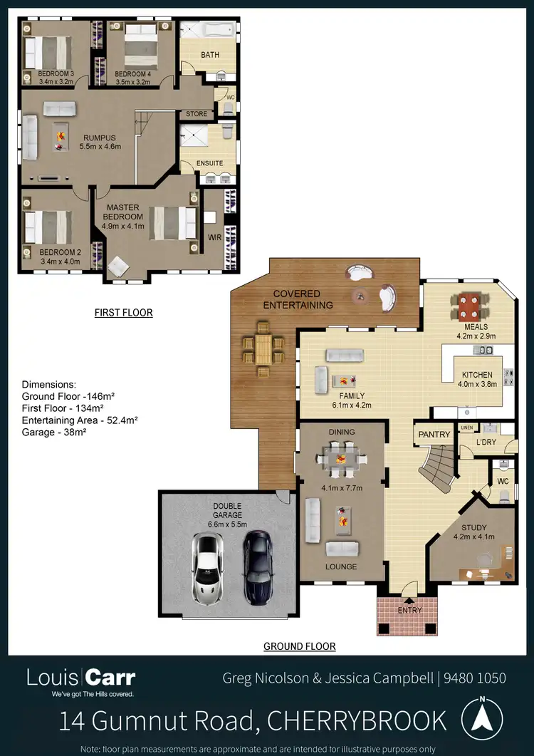 Floorplan of Homely house listing, 14 Gumnut Road, Cherrybrook NSW 2126
