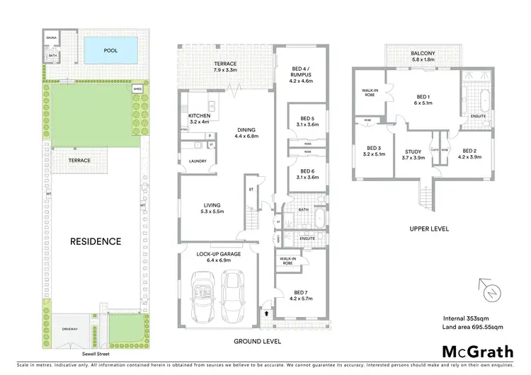 Floorplan of Homely house listing, 7A Sewell Street, Ryde NSW 2112