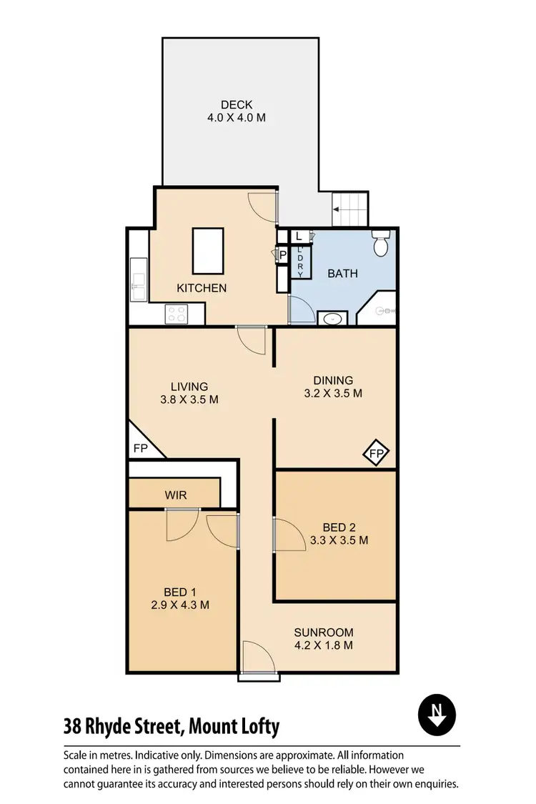 Floorplan of Homely house listing, 38 Rhyde Street, Mount Lofty QLD 4350