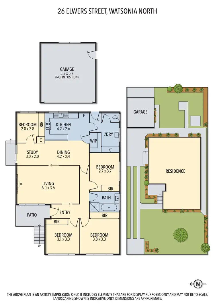 Floorplan of Homely house listing, 26 Elwers Street, Watsonia North VIC 3087