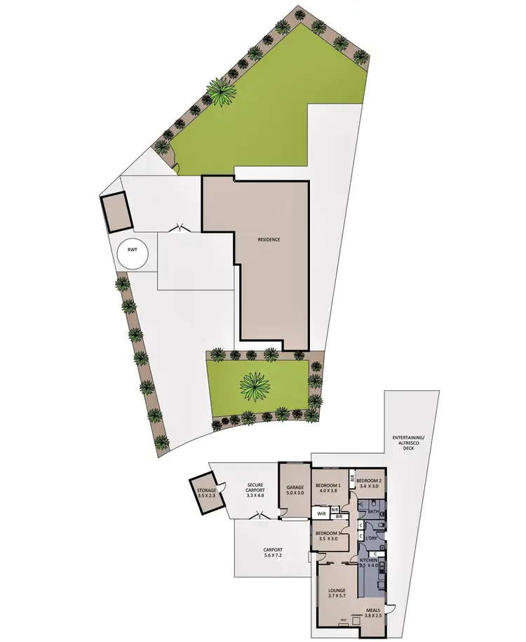 Floorplan of Homely house listing, 9 Kylie Place, Gladstone Park VIC 3043